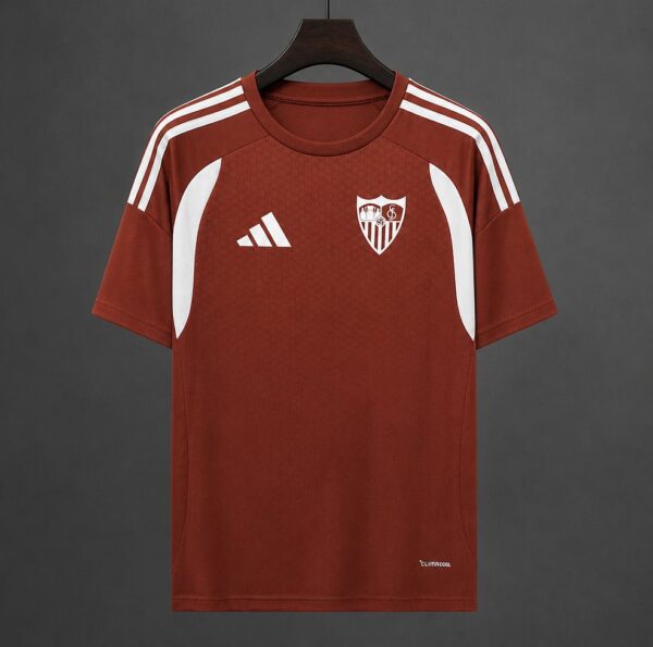 Sevilla FC Dark Red Training Jersey Sevilla FC Dark Red Training Jersey
