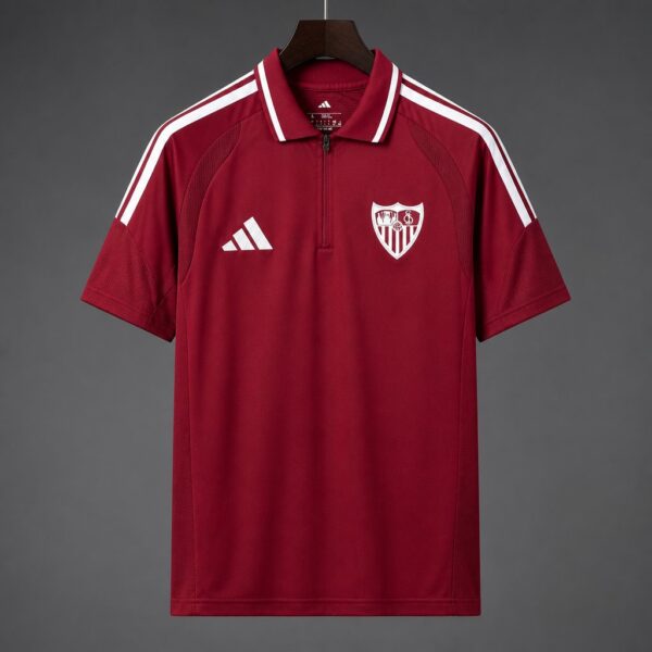 Sevilla Training Burgundy Polo Jersey