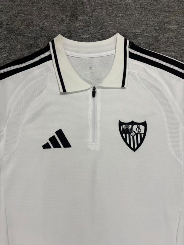 Sevilla Training White Polo Jersey