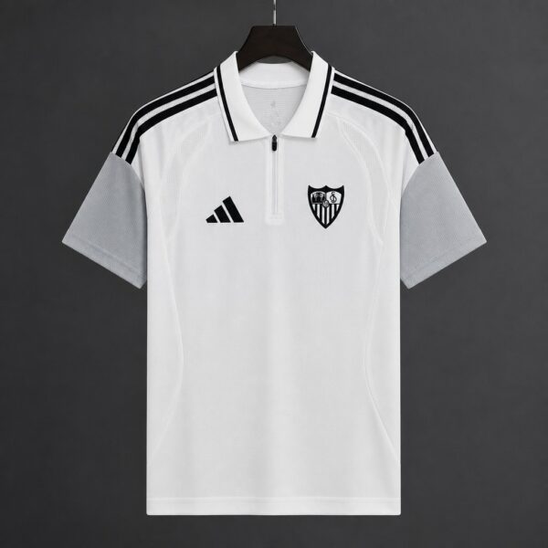 Sevilla Training White Polo Jersey