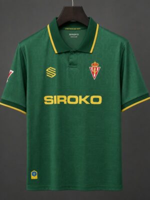 Sporting de Gijon Away Green Jersey