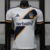 Version 2026 LA Galaxy Home White with Gold Diagonal Sash Jersey