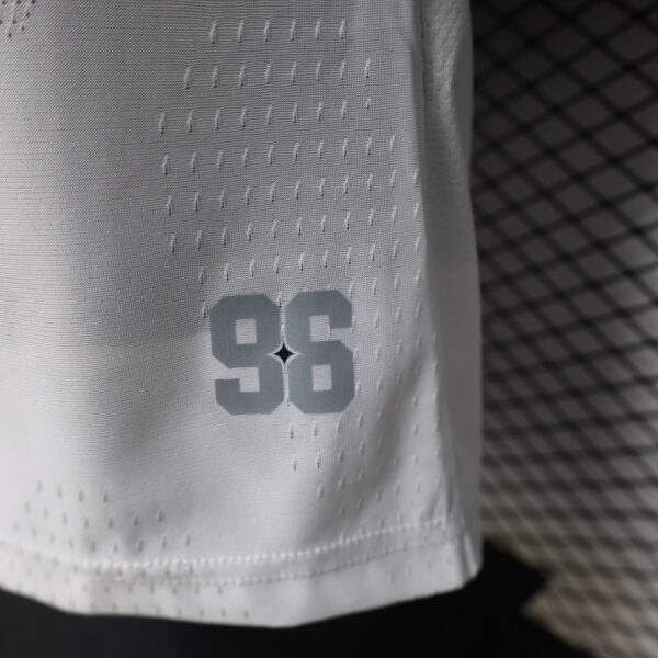 Version 2026 LA Galaxy Home White with Gold Diagonal Sash Jersey