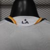 Version 2026 LA Galaxy Home White with Gold Diagonal Sash Jersey