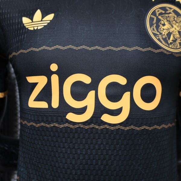 Version 26-27 Ajax Black Gold Away Jersey Version 26-27 Ajax Black Gold Away Jersey