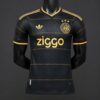 Version 26-27 Ajax Black Gold Away Jersey Version 26-27 Ajax Black Gold Away Jersey