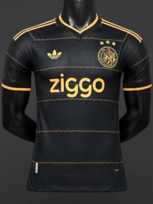 Version 26-27 Ajax Black Gold Away Jersey Version 26-27 Ajax Black Gold Away Jersey