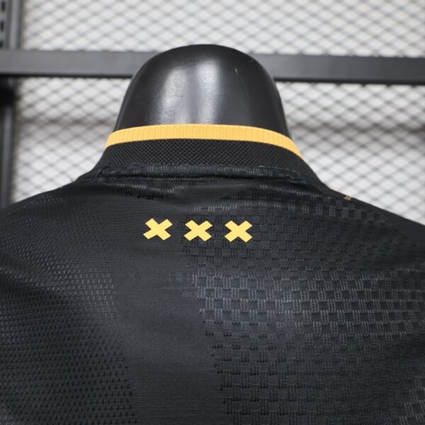 Version 26-27 Ajax Black Gold Away Jersey Version 26-27 Ajax Black Gold Away Jersey