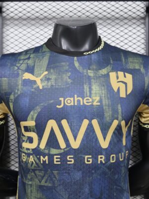 Version 26-27 Al-Hilal Away Navy Blue Special Edition Jersey