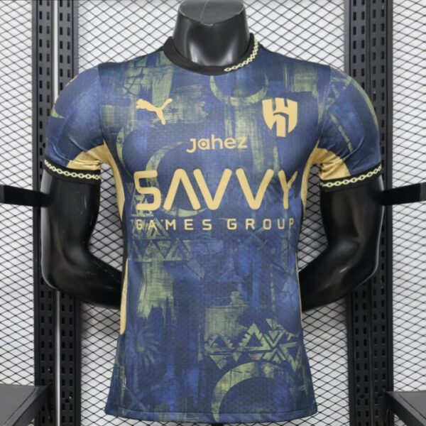 Version 26-27 Al-Hilal Away Navy Blue Special Edition Jersey