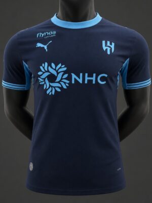 Version 26-27 Al-Hilal Home Navy Blue Jersey Version 26-27 Al-Hilal Home Navy Blue Jersey