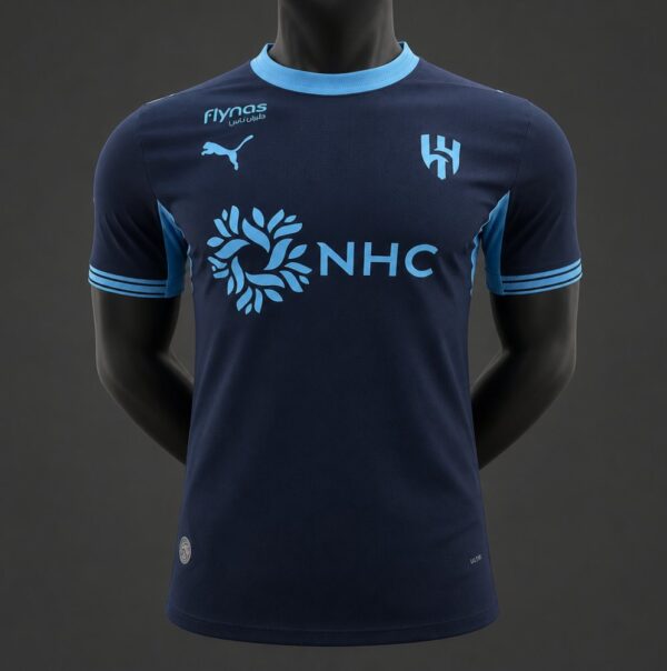 Version 26-27 Al-Hilal Home Navy Blue Jersey