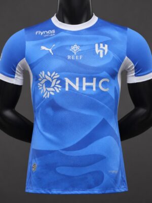 Version 26-27 Al-Hilal SFC Away Blue Jersey Version 26-27 Al-Hilal SFC Away Blue Jersey