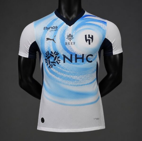 Version 26-27 Al-Hilal SFC Away White Jersey Version 26-27 Al-Hilal SFC Away White Jersey
