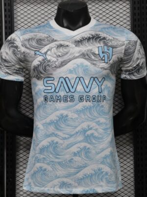 Version 26-27 Al-Hilal SFC White & Blue Special Edition Away Jersey Version 26-27 Al-Hilal SFC White & Blue Special Edition Away Jersey