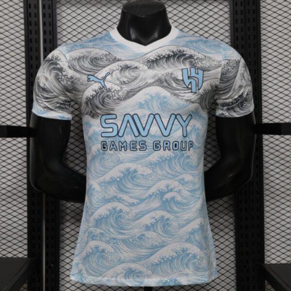 Version 26-27 Al-Hilal SFC White & Blue Special Edition Away Jersey
