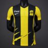 Version 26-27 Al-Ittihad Club Yellow & Black Stripes Home Jersey