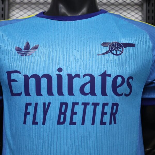 Version 26-27 Arsenal Away Goalkeeper Blue Jersey