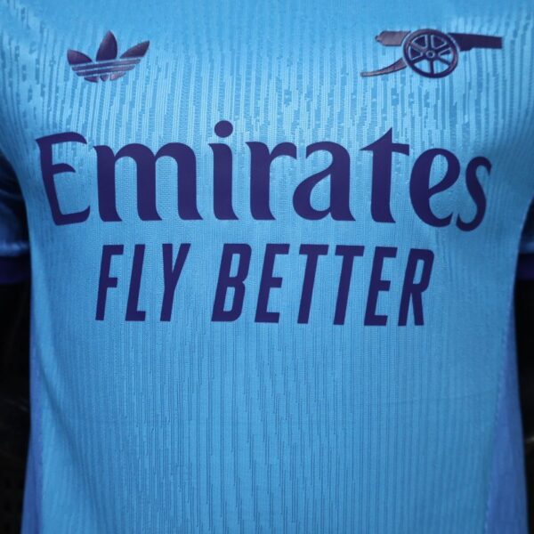 Version 26-27 Arsenal Away Goalkeeper Blue Jersey