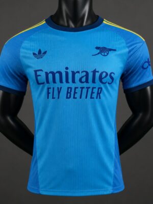 Version 26-27 Arsenal Away Goalkeeper Blue Jersey