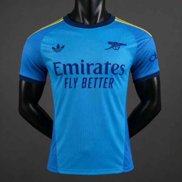 Version 26-27 Arsenal Away Goalkeeper Blue Jersey