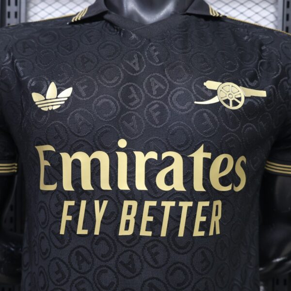 Version 26-27 Arsenal FC Special Edition Black Gold Jersey