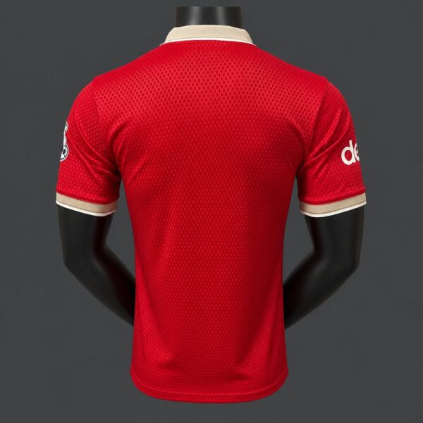 Version 26-27 Arsenal Home Red-Yellow POLO Jersey