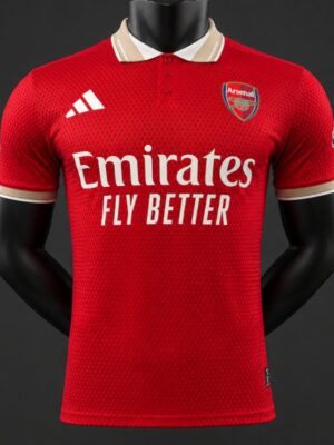 Version 26-27 Arsenal Home Red-Yellow POLO Jersey Version 26-27 Arsenal Home Red-Yellow POLO Jersey