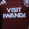Version 26-27 Aston Villa FC Home Maroon Jersey With Sponsor