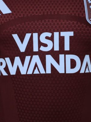 Version 26-27 Aston Villa FC Home Maroon Jersey With Sponsor