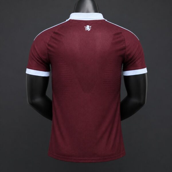 Version 26-27 Aston Villa FC Home Maroon Jersey With Sponsor