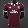 Version 26-27 Aston Villa FC Home Maroon Jersey With Sponsor
