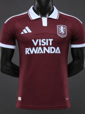 Version 26-27 Aston Villa FC Home Maroon Jersey With Sponsor Version 26-27 Aston Villa FC Home Maroon Jersey With Sponsor