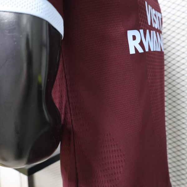 Version 26-27 Aston Villa FC Home Maroon Jersey With Sponsor