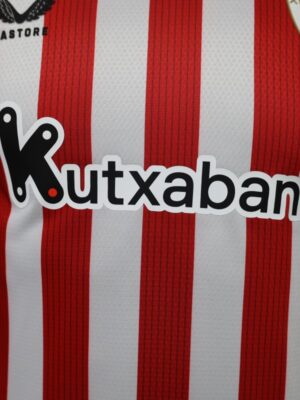 Version 26-27 Athletic Bilbao Home Red White Stripes Jersey