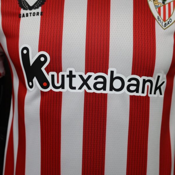Version 26-27 Athletic Bilbao Home Red White Stripes Jersey Version 26-27 Athletic Bilbao Home Red White Stripes Jersey