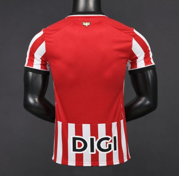 Version 26-27 Athletic Bilbao Home Red White Stripes Jersey Version 26-27 Athletic Bilbao Home Red White Stripes Jersey