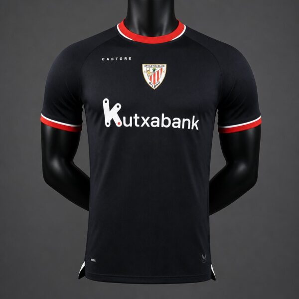 Version 26-27 Athletic Club Bilbao Black Jersey Version 26-27 Athletic Club Bilbao Black Jersey