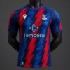 Version 26-27 Crystal Palace Home Red & Blue Jersey