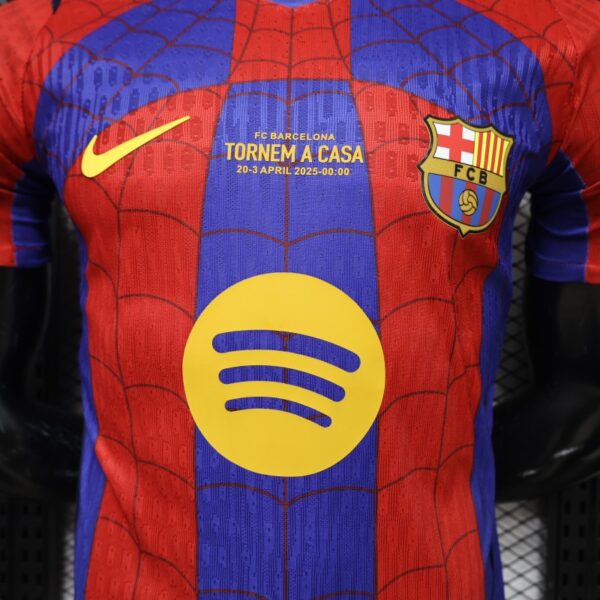 Version 26-27 FC Barcelona Spider-Man Special Edition Jersey