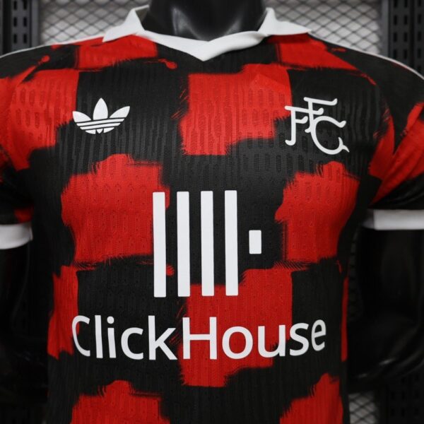 Version 26-27 Fulham Away Red-Black Jersey