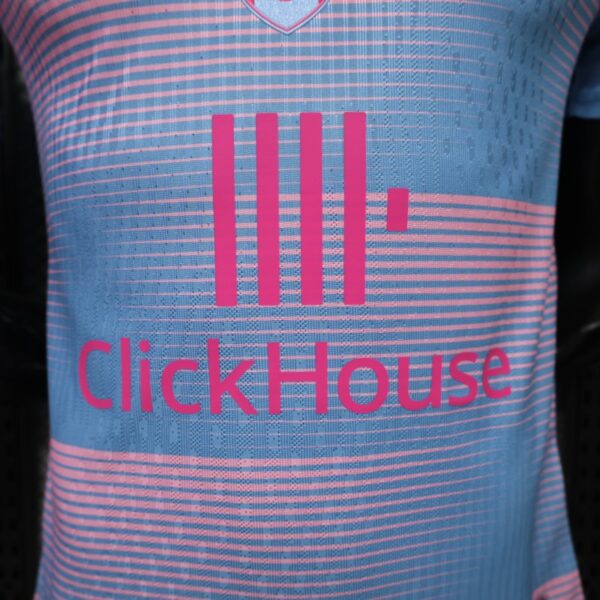 Version 26-27 Fulham FC Third Blue Pink Jersey