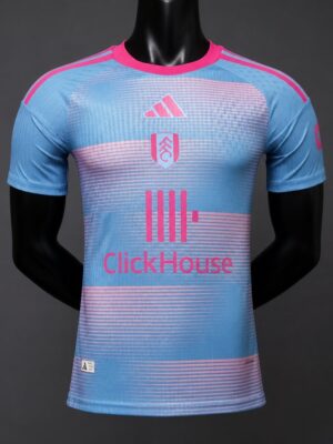 Version 26-27 Fulham FC Third Blue Pink Jersey Version 26-27 Fulham FC Third Blue Pink Jersey