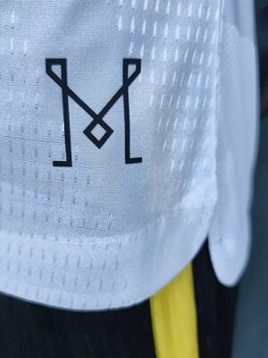 Version 26-27 Inter Miami CF Away White with Geometric Diamond Pattern Jersey