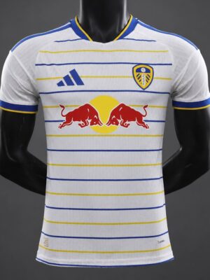 Version 26-27 Leeds United Home Stripes Jersey Version 26-27 Leeds United Home Stripes Jersey