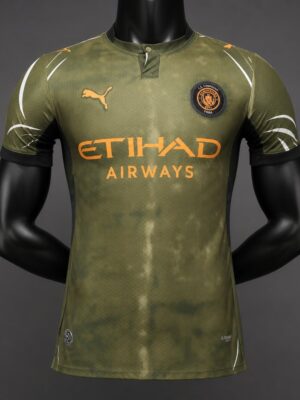 Version 26-27 Manchester City Third Olive Jersey Version 26-27 Manchester City Third Olive Jersey