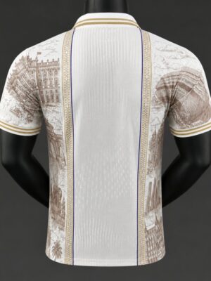 Version 26-27 Real Madrid x Air Dior Special White-Gold Polo Jersey