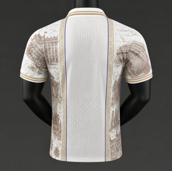 Version 26-27 Real Madrid x Air Dior Special White-Gold Polo Jersey