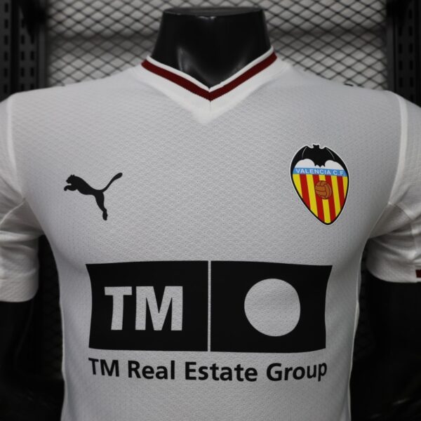 Version 26-27 Valencia Home White Jersey Version 26-27 Valencia Home White Jersey