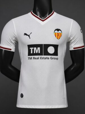 Version 26-27 Valencia Home White Jersey Version 26-27 Valencia Home White Jersey